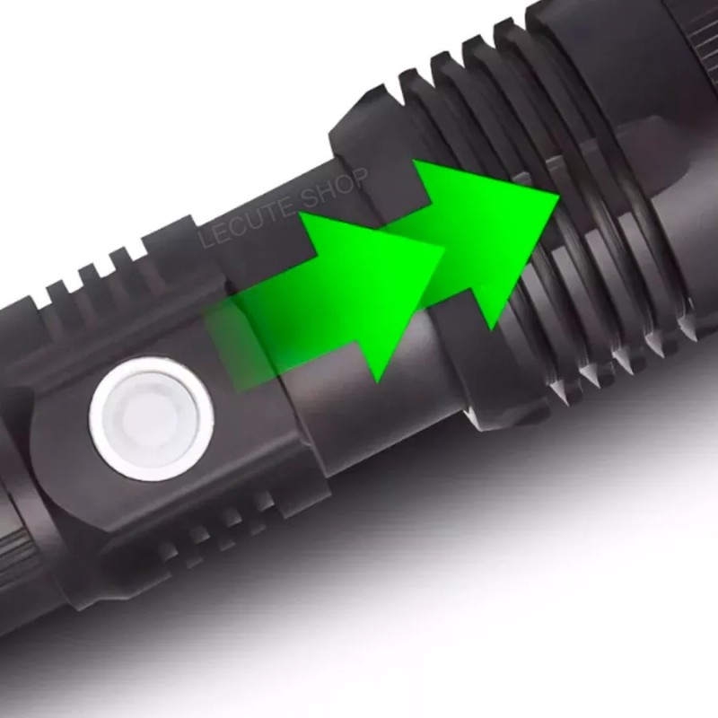 Tohil Linterna Super Brillante 5000lm Tactica T9 Recargable Alta P