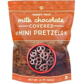 Trader Joe's Milk Chocolate Covered Mini Pretzels 12 oz Amazin..