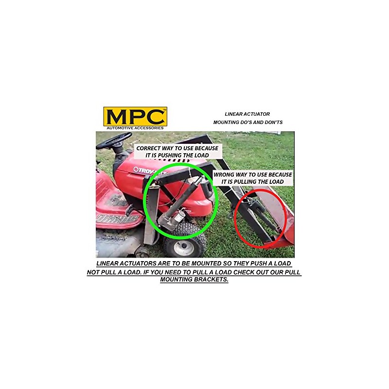 MPC 18" Linear Actuator 36-Volt - 450 LB Max Load