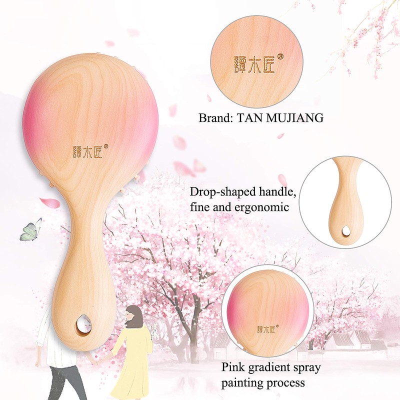 Tan Mujiang Hair Care Comb Massage Comb Hair Care Comb