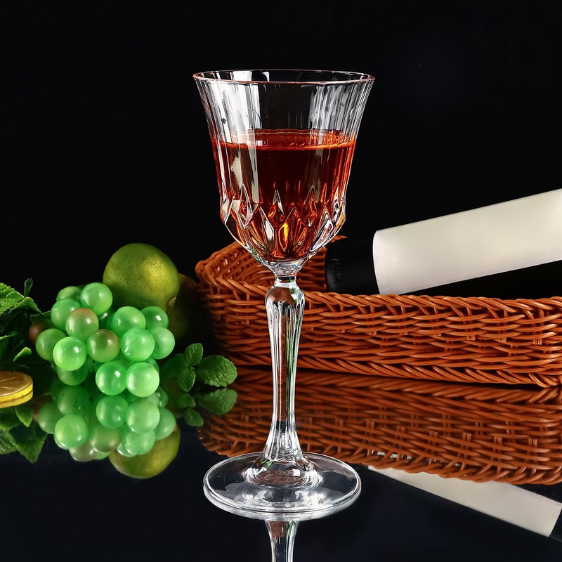 YANGNAY 12 Pack Multifunctional Wine Glasses, 7 oz Elegant Wine