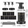 Luxspire Foaming Soap Dispenser, Non-Slip Hand Soap Dispenser with Fast