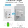 TESSAN Multi Plug Outlet Extender Wall Outlet Splitter With USB