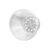 Orchid Pot Plastic Transparent in Various Sizes (Diameter 17 cm