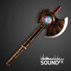 Light Up Medieval Axe Toy with Spinning LED Lights &