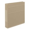 Carstens 1.5-Inch Heavy Duty 3-Ring Binder - Side Opening, Oatmeal,