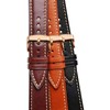 WOCCI 22mm Luxury Leather Watch Strap with Rose Gold Buckle