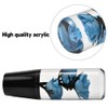 Blueshyhall Blue Flower Crystal Shift Knob, Gear Stick Shifter Lever