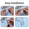 15PCS Aglets for Shoelaces 4x23mm Matt Black Metal Shoe Lace
