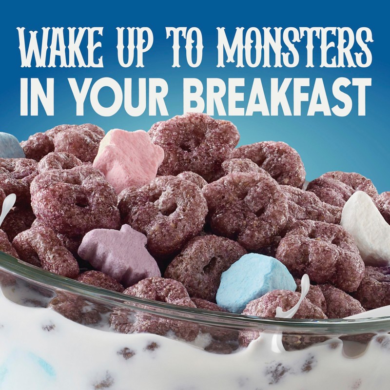 Boo Berry Cereal with Monster Marshmallows, Kids Breakfast Cereal, Halloween