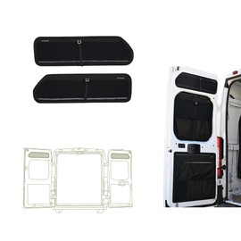 VanEssential Rear Door UPPER Storage Panels (Pair) Designed for Ram Promaster High Roof (Van Years 2014 to Current Model)