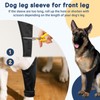 BARKLESS Dog Recovery Suit for Front Leg After Surgery, Breathable