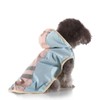 Dog Raincoat Waterproof Adjustable Lightweight Pet Rain Jacket with Safety