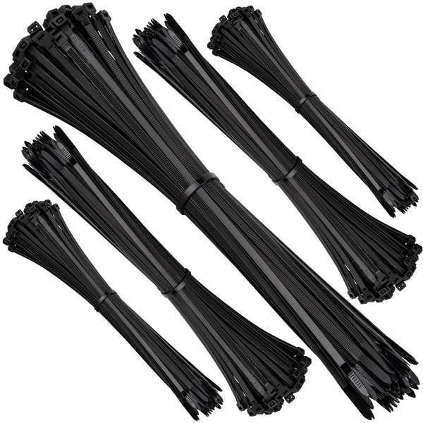 ISOLATECH Cable Ties Black UV Resistant Large Small Long Flat