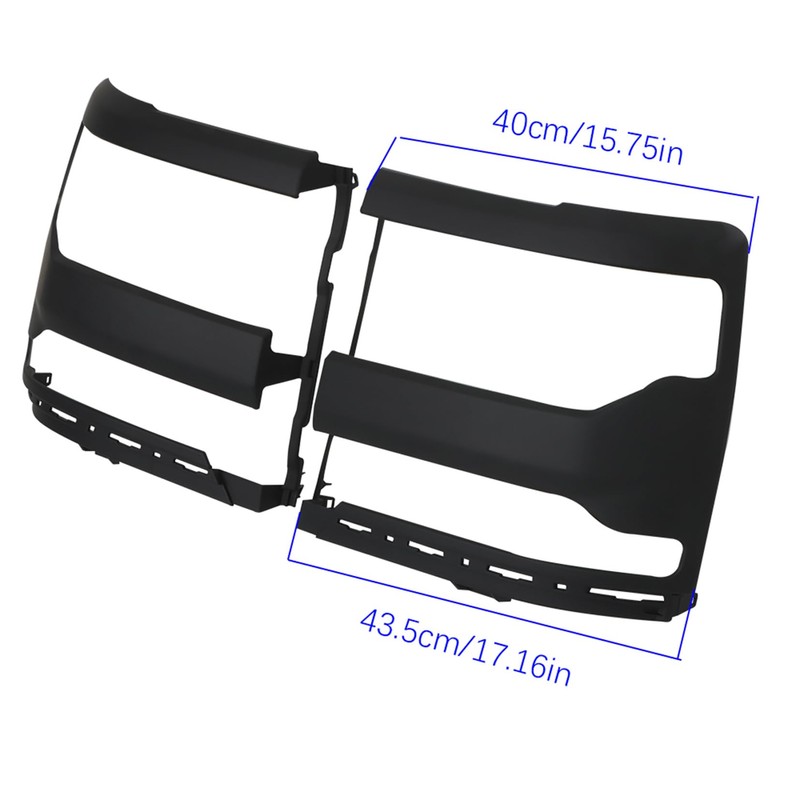SEBLAFF 1 Pair of Headlight Trim Bezel Cover Left and