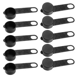 10 Pcs QCC1 Propane Dust Caps with Strap, Propane Tank Valve Cover LP OPD Filler Valve, QCC1 Thread Protection Sleeve Covers for Propane Adapter Tank, Gauge Fitting (1.32" Inner Diameter)