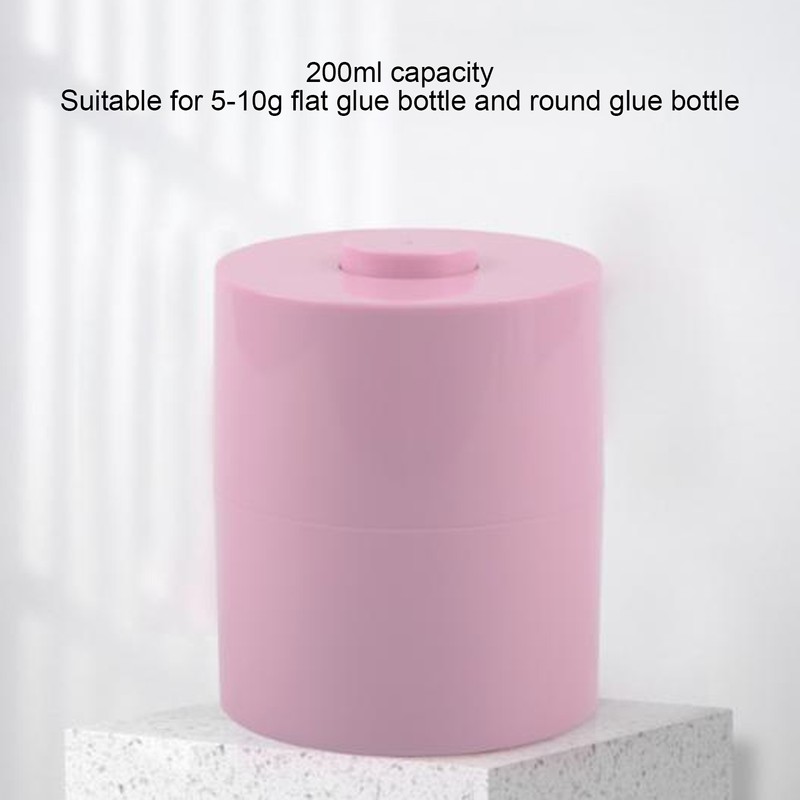 3pcs Eyelash Glue Storage Jar Perfect Sealing Glue Storage Container