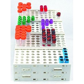 UNICO 54510 T-Racks Tube Rack, 50 Place, 10-13 mm Tube Size, Expandable