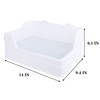 RUBYHOME Large Rabbit Litter Box 14" x 9.4" Bunny Toilet