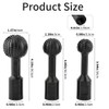 Sphere Rotary Burr, 5/8-11 Thread Ball Gouge Attachment for Wood