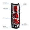 AmeriLite Chrome Replacement Brake Tail Lights Set For Hardbody D21