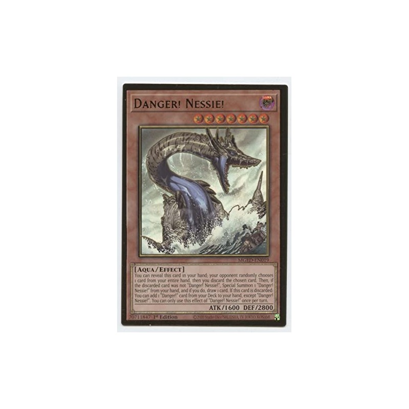 Danger! Nessie! - MGED-EN019 - Premium Gold Rare - 1st