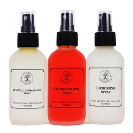 Uncrossing & Protection Spray Set | Cleansing, Removing Bad Energy & Defense Rituals | Wiccan, Pagan, Hoodoo, Conjure, Magick
