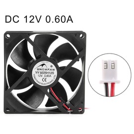 uxcell 92mm x 92mm x 25mm 12V DC Cooling Fan Long Life HY Bearing Computer Case Fan
