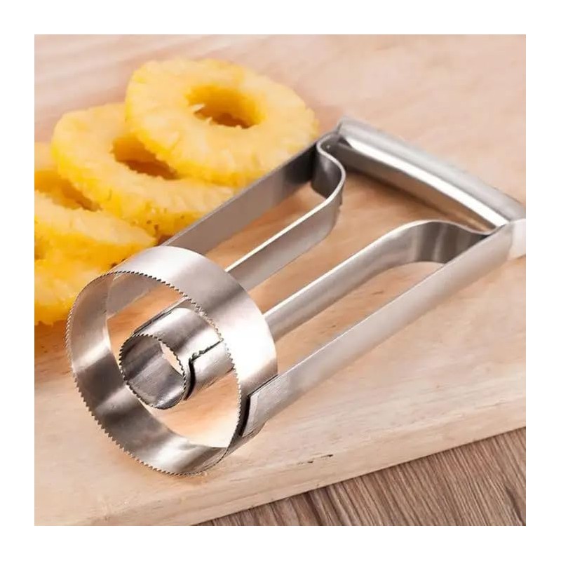 Stainless Steel Pineapple Corer and Slicer Tool – Heavy Duty