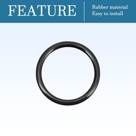 QUARKZMAN Nitrile O-Ring Sealing Ring Washer 17 mm x 14 mm x 1.5 mm for Tap Plumber Repair Seal Connection, Black Pack of 50