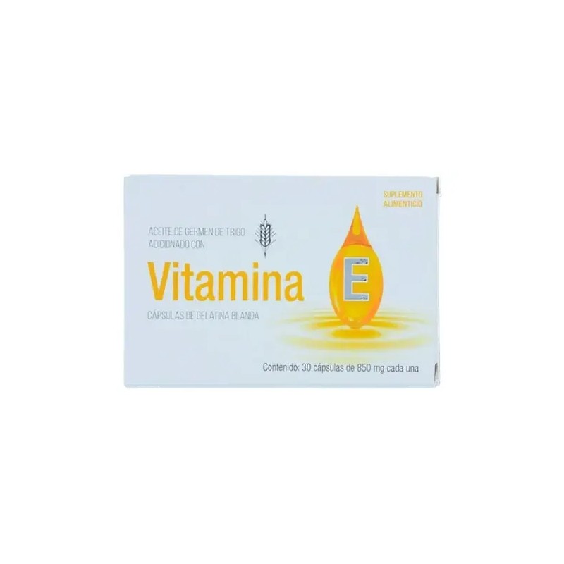 Progela Vitamina E 30 Capsulas C/aceite De Germen De Trigo.