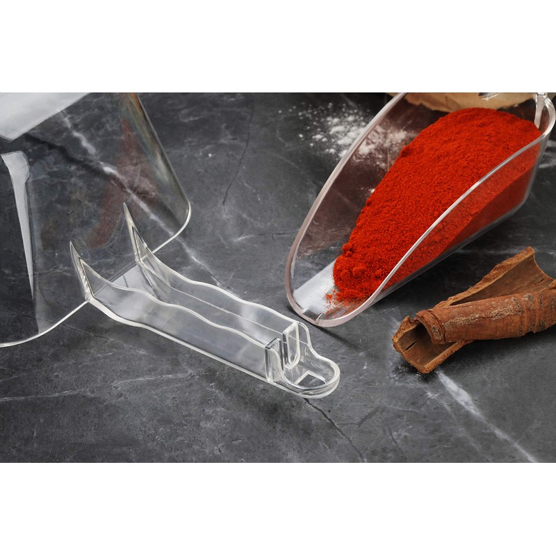 New Star Foodservice 34400 Polycarbonate Plastic Utility Ice Scoop, Clear,