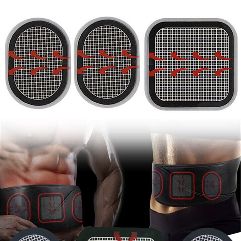 3 Generic Gel Replacement Pads Electrodes Pads Compatible for Slendertone