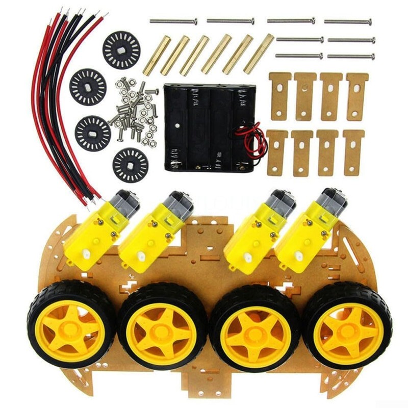 4WD Robot Smart Car Chassis Kits Car with Speed Encoder
