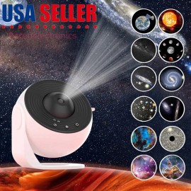 Unbranded Galaxy Projector 12-in-1 Planetarium Star Projector Sky Constellation Night Lamp - Black & white