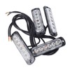 4pcs Side Marker Light Aluminum 12V to 24V 18 Lighting