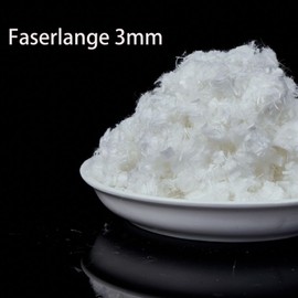 Polypropylene Fibres for Concrete and Screed, 1000 g, 3 mm, Glass Fibre Reinforcement for Crack Prevention