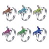 Lovely Dinosaur Face Color Change Ring Mood Emotion Temperature Adjustable