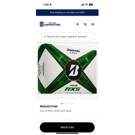 Bridgestone Golf Ball Tour B 1 Dozen 12 Balls Premium Spin Performance