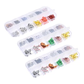 Healeved 3 Boxes Nail Art Accessories Manicure Glitter Nail Sequins Designer Glitter Decor Decoration Sequins Soft Pottery