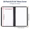 20 Pack of WeChef Food Menu Cover 5 Page 10