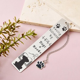 Book Marks for Reading Women Dog Lovers Gifts Dog Themed Gifts for Book Lovers Gifts Dog Bookmark for Dog Mom Dad Dog Owner Gifts Bookworm Gifts Christmas Birthday Gifts Golden Retriever Corgi Gifts