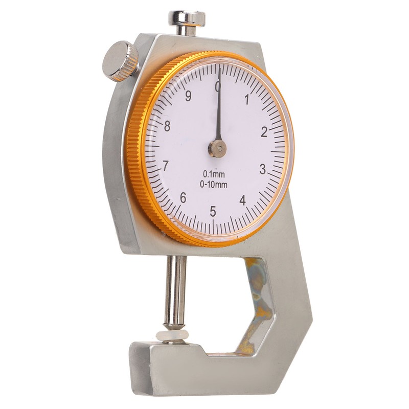 Thickness Gauge Round Dial Indicator 0.1mm Resolution 0‑10mm Range Measuring