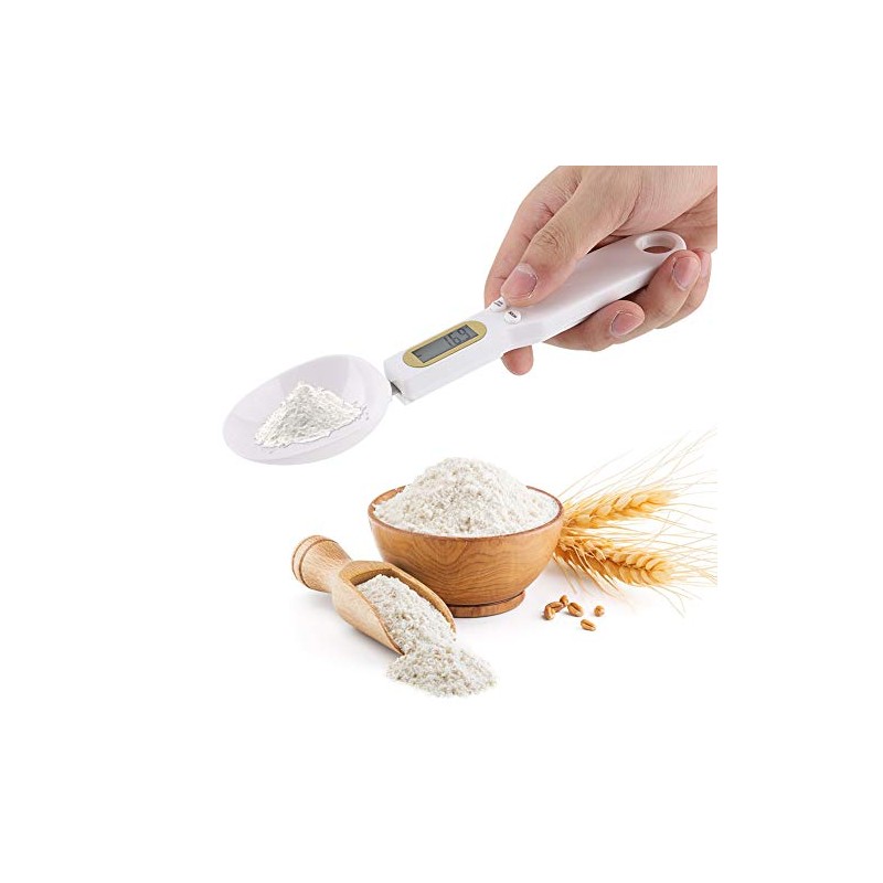 Electronic Measuring Spoon Adjustable Digital Spoon Scale Weigh Up 1-500g