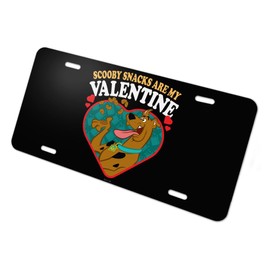 Scooby Doo Scooby Snacks are My Valentine Novelty Metal Vanity Tag License Plate