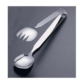 Tanabe Hardware BSC5801 Stainless Steel N-Line Salad Service Tongs, Large