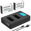 LP-E17 Battery 2-Pack and Rapid Dual USB Charger for Canon