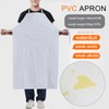 Molaxhome Waterproof Vinyl Apron Chef Apron for Men for Kitchen