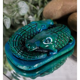 Ebros Gift Ancient Egyptian Gods of The Nile Sobek Crocodiles Token Amulet Symbol Figurine Symbol of Power and Kingship Gods and Goddesses of Egypt