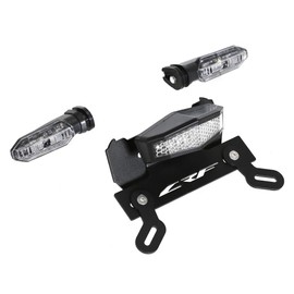 WEIXINRACING LED Brake Tail Light LED Indicator Turn Signal Blinker Rear Tail Tidy License Plate Holder Braket Fender Eliminator Kit For CRF450L CRF450RL 2019-2024 (Clear)